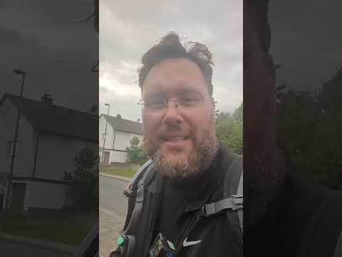 24.Tag von Bad Hersfeld (6:10 Uhr) nach Fulda (19:32) . 9:52 h Netto-Laufzeit🌧️🌧️ über 45 km 🤕😱