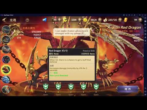 NEW ALL DRAGON BUFF Avalon Dragon Nest M