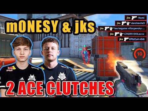 THEY BOTH ACE CLUTCH! ~ m0NESY & jks FACEIT Vertigo DUAL POV // 64 Kills