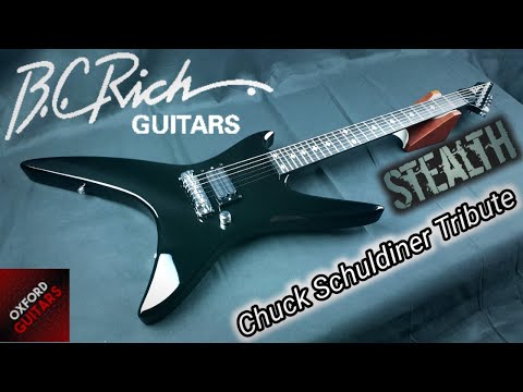B.C. Rich Chuck Schuldiner Tribute Stealth 2008 Onyx Black Neck Thru Dimarzio X2N Death + Hardcase image 26