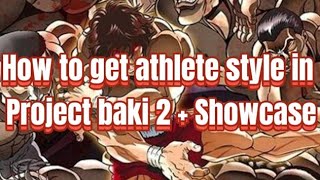 How to get athlete in Project Baki 2+ Showcase
