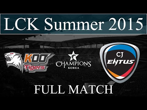 KOO vs CJ Game 3 | KOO TIgers vs CJ Entus (05.06.2015) [LCK Summer 2015]