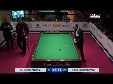 Campostrini Ennio VS Pecorini Alessio - 21° Campionato Italiano Sanremo