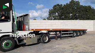 Faymonville F-S43-1AAF 3 axles Extendable Lift + Steering Axle SAF MOT 04/27 flatbed semi-trailer | Image 4 - Autoline