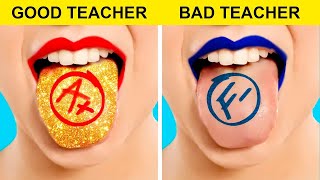 Good Teacher Vs Bad Teacher || Cool School Gadgets and Hilarious Moments by Gotcha! Hacks