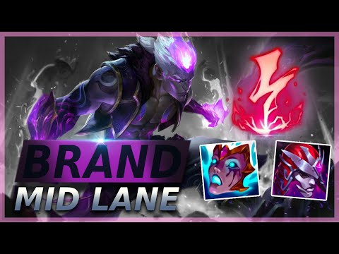 BRAND MID LANE - DEAL OP DAMAGE WITH MULTIPLE BURN BRAND BUILD - LIANDRY'S & DEMONIC BRAND | LOL