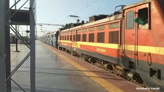 preview picture of video 'Ajmer Puri Express skipping Shegaon'