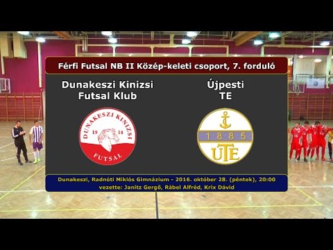 NB II: Dunakeszi Kinizsi - Újpesti TE 6-5 (2016.10.28, összefoglaló)
