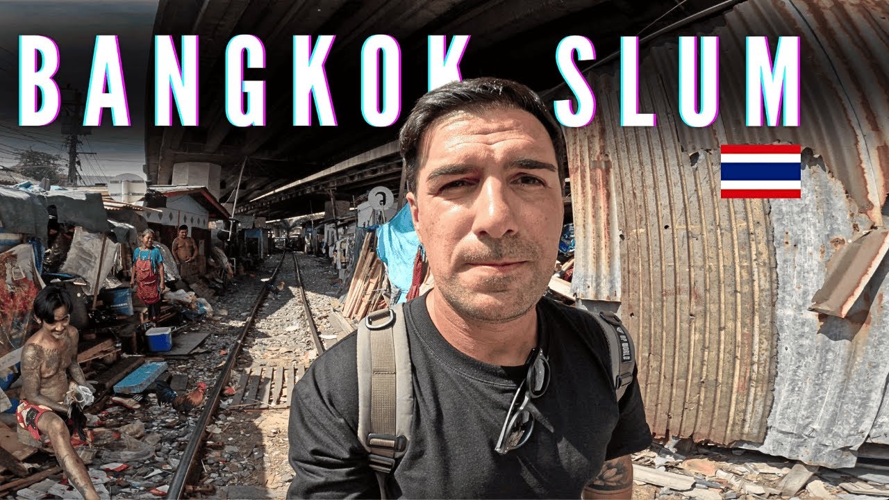INSIDE THE BIGGEST SLUM IN THAILAND 🇹🇭 Khlong Toei, Bangkok