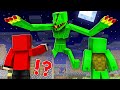 100 DAYS Defending Village: CAVE DWELLER vs Mikey and JJ in Minecraft ! Best of Maizen - Compilation