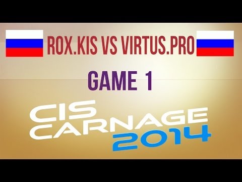 RoX.KiS vs Virtus.pro g.1 Group A Winners Semifinal CIS Carnage 2014