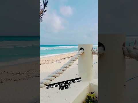 Beautiful Cancun beach and Resort #springbreak2024 #cancun #solotravel