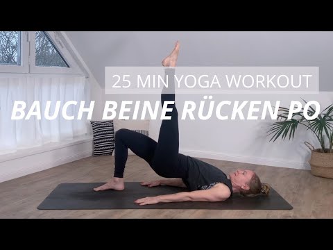 Yoga Abs, Legs, Back & Glutes | 25 Min Workout