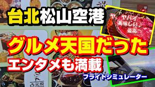 【台北松山空港】実は！台湾グルメ・台湾スイーツ天国だった！さらに観光スポット盛りだくさんだった