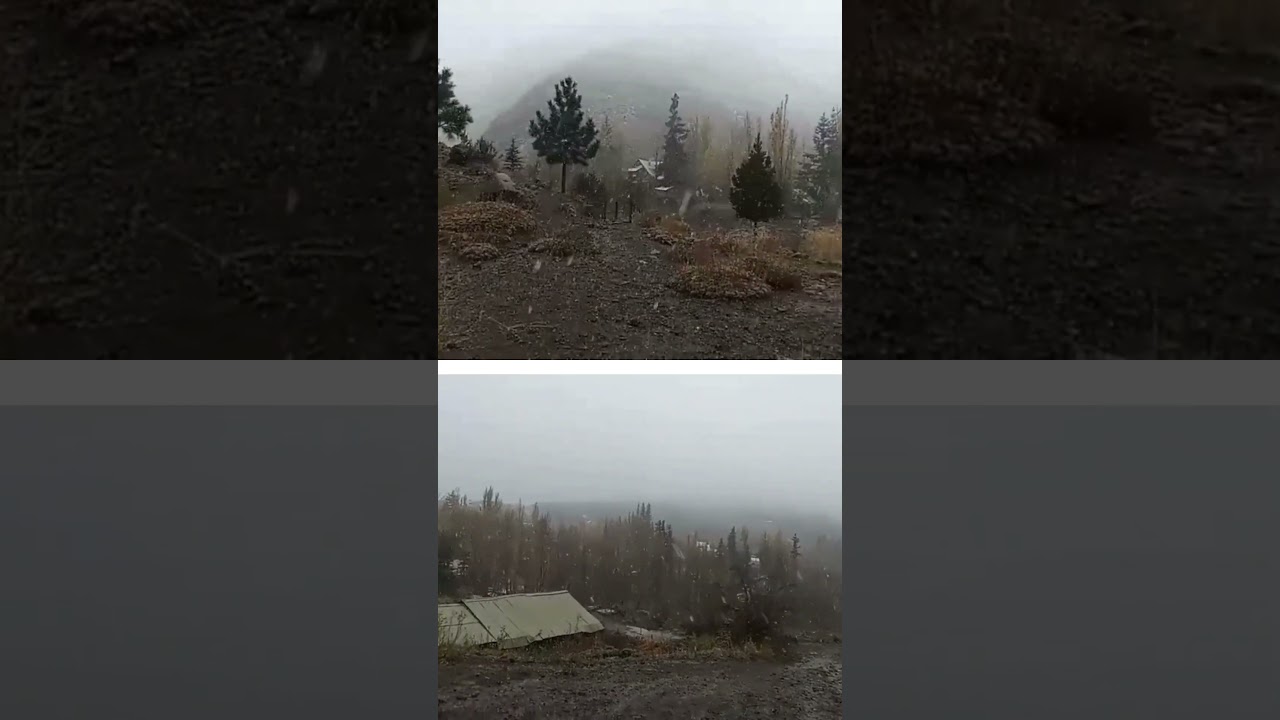 Agua nieve en Monumento Natural El Morado #shorts