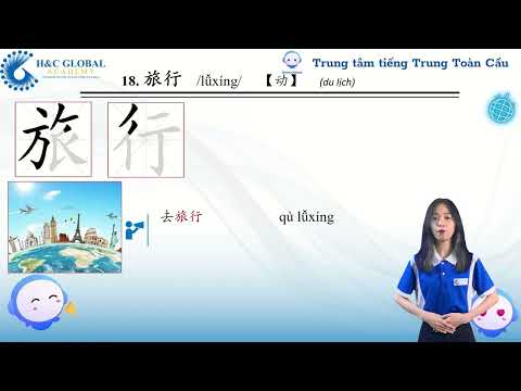 Tiếng Trung Toàn Cầu H&C - bài 15 Capítulo 15: Onde você está no final da semana? : viagem
