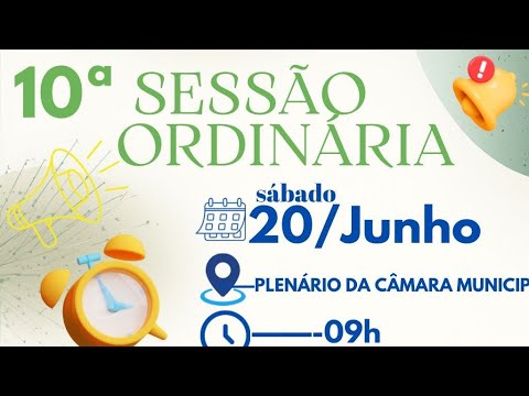 10ª SESSÃO ORDINÁRIA