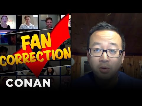 Fan Correction: That’s Not A Jets Jersey! | CONAN on TBS