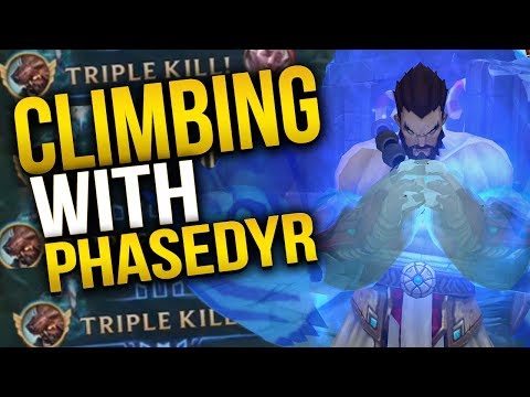 CLIMBING ELO WITH PHASE RUSH GODYR | BEST FLASH YOU'LL EVER SEE - Trick2G
