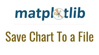 Matplotlib Tutorial 7 - Save Chart To a File Using savefig