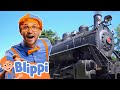 Blippi Explores A Steam Train Blippi Learning Videos For Kids