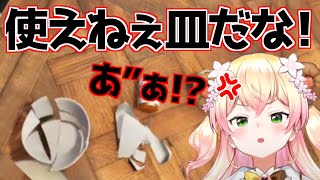 使えない皿にイライラするねねち【桃鈴ねね ホロライブ 切り抜き動画】