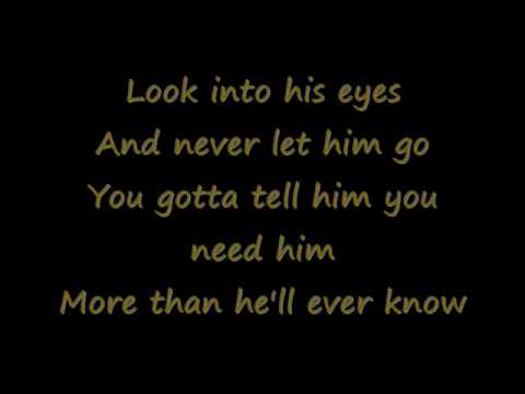 Celine Dion- Cry Just A Little With Lyrics