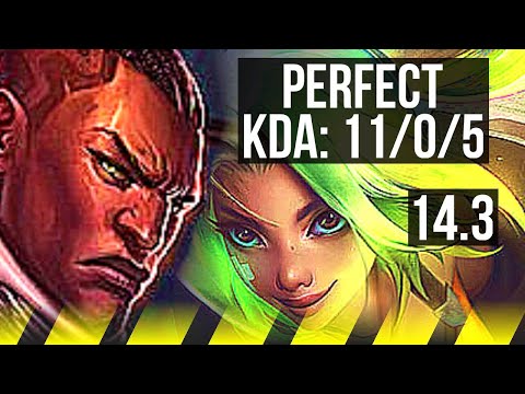 LUCIAN & Milio vs ZERI & Kennen (ADC) | 11/0/5, Legendary | KR Grandmaster | 14.3