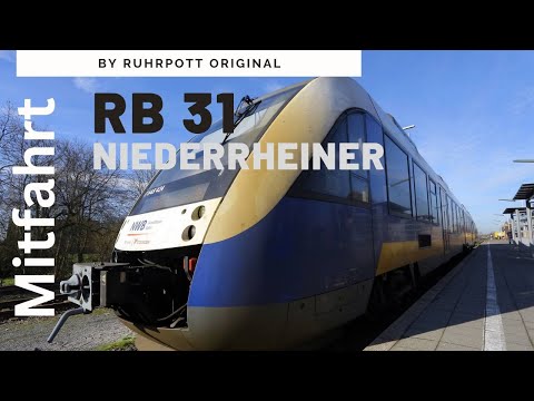 RB 31 Mitfahrt kurz vor Millingen Bf.