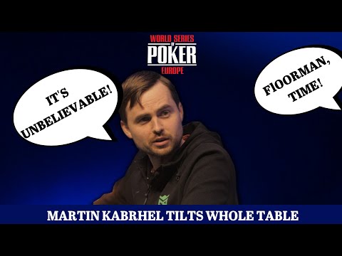 Martin Kabrhel TILTS whole table I WSOP Europe 2021 | €25k Premium High Roller | PART 1