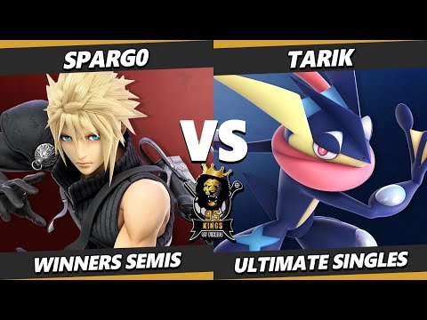 95 Kings of Fields #5 TOP 8 - Spargo (Cloud) Vs. Tarik (Greninja) Smash Ultimate - SSBU