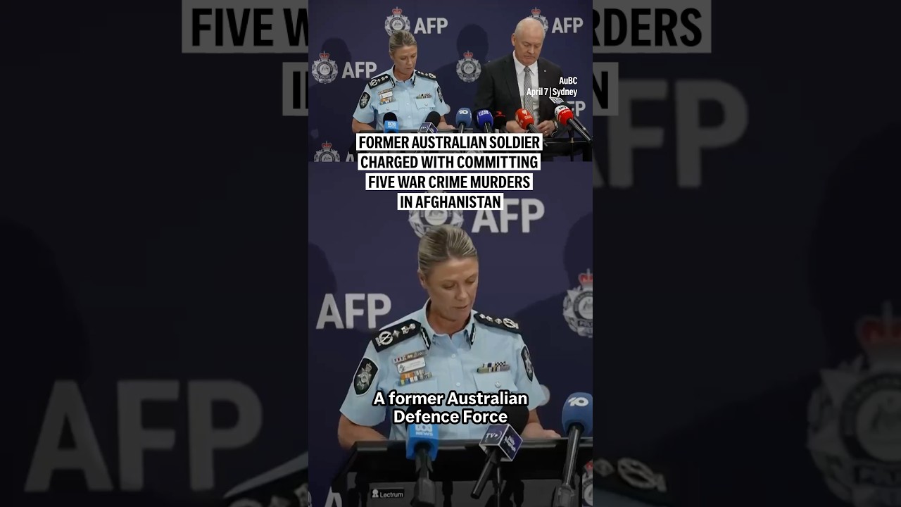 Former Australian soldier charged with committing five war crime murders in Afghanistan