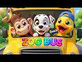The Animals On The Bus Zoo Trip Song Learn Animal Songs For Kids DooDooKids