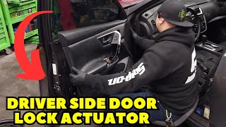 Nissan door lock Actuator/Handle replacement