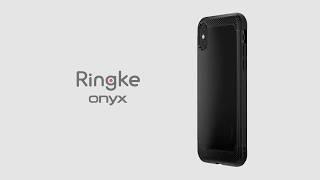 Ringke Onyx Apple iPhone X Hoesje Zwart Hoesjes