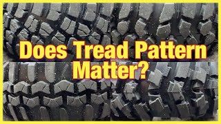 Does Tread Pattern really matter?