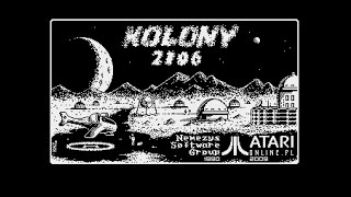 ATARI XL / XE =+ KOLONY 2106 += GAME REVIEW
