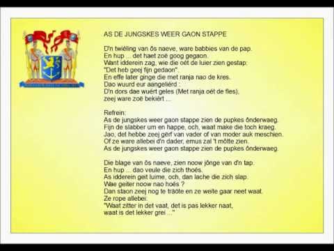 As de jungskes weer gaon stappe