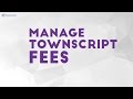 How to Manage Townscript Fees