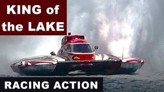 King of the Lake Boat Racing Action