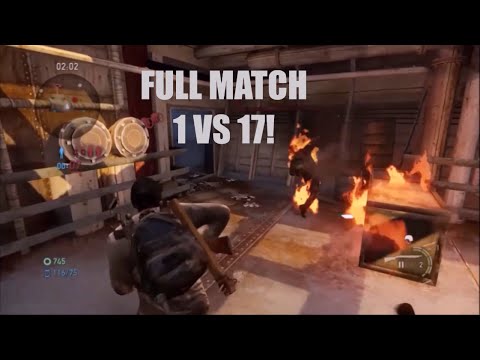 1 vs 17 Comeback (Full Match) - The Last of Us: Remastered Multiplayer (Wharf)