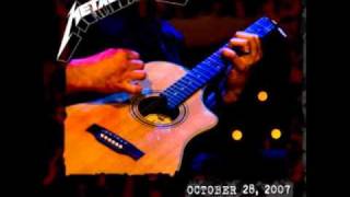 Metallica Live at the Bridge School Benefit All Within My Hands Acoustic 28/10/2007
