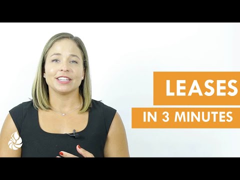 Accounting in Three Minutes: Leases