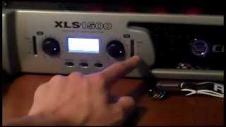 Video thumbnail for Crown XLS1500 Power Amplifier Review/How we hook it up! by skaterboy7311