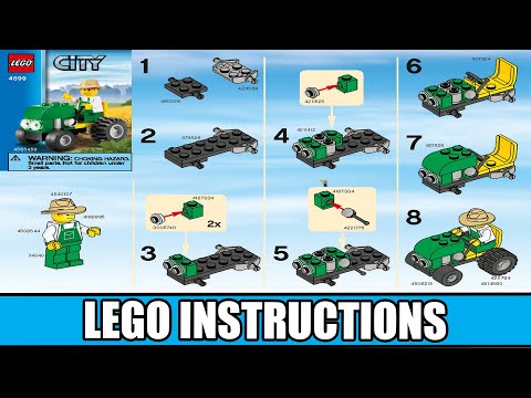 LEGO Instructions | City | 4899 | Tractor