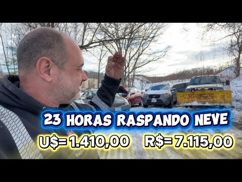 How much did I earn in a snowstorm with my pickup truck?