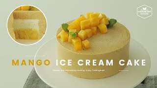 망고가 가득가득~ 망고 아이스크림 케이크 만들기 : Mango ice cream cake Recipe - Cooking tree 쿠킹트리