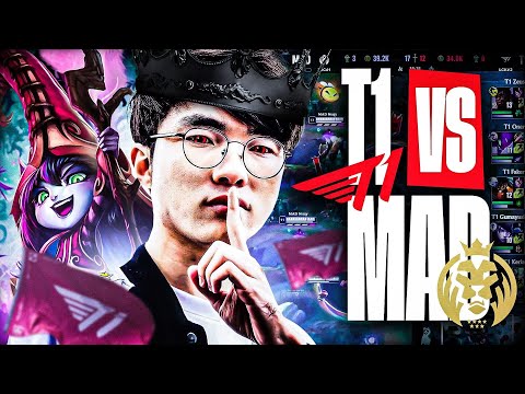 T1 vs MAD : LA PLUS BELLE GAME EUROPE vs CORÉE !! (A VOIR ABSOLUMENT)