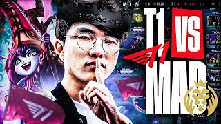 T1 vs MAD : LA PLUS BELLE GAME EUROPE vs CORÉE !! (A VOIR ABSOLUMENT)