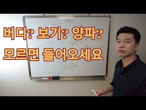 [골프기초] 버디? 양파? 보기? 스코어 계산하는법 #골프기초 #골프초보 #golf